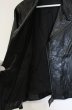 画像4: CIVARIZE / Crackレザーダブルライダースジャケット 44 ブラック O-26-10-14-003-CI-ja-YM-OS (4)
