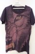 画像1: Roen / タイガーブリーチTシャツ 44 パープル O-26-10-14-039-Ro-ts-YM-OS (1)