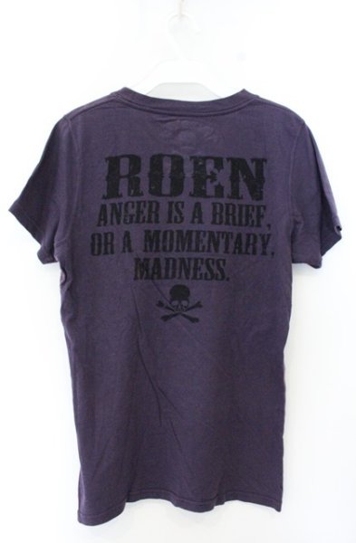 画像2: Roen / タイガーブリーチTシャツ 44 パープル O-26-10-14-039-Ro-ts-YM-OS (2)