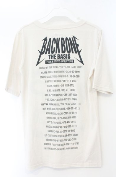 画像2: BACK BONE / スカルヘッズTシャツ S アイボリー O-26-10-14-044-BA-ts-YM-OS (2)