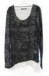 画像1: CIVARIZE / Teaseレイヤードイレヘムカットソー 44 ブラックｘグレー O-26-10-14-056-CI-to-YM-OS (1)