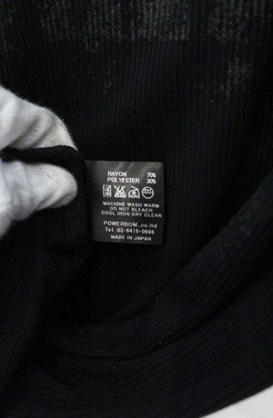 画像3: CIVARIZE / バッククロススーパーロングカットソー 44 ブラック O-26-10-14-057-CI-to-YM-OS (3)