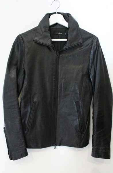 画像1: CIVARIZE / Preciousゴートレザーライダースジャケット 44 ブラック O-26-10-14-006-CI-ou-YM-OS (1)