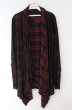 画像1: CIVARIZE / Awake 2Wayチェックガウン 44 レッド O-26-10-14-064-CI-to-YM-OS (1)