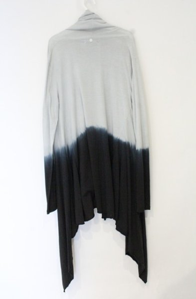 画像2: CIVARIZE / グラデーショントッパーカーディガン 44 ブラックｘグレー O-26-10-14-065-CI-to-YM-OS (2)