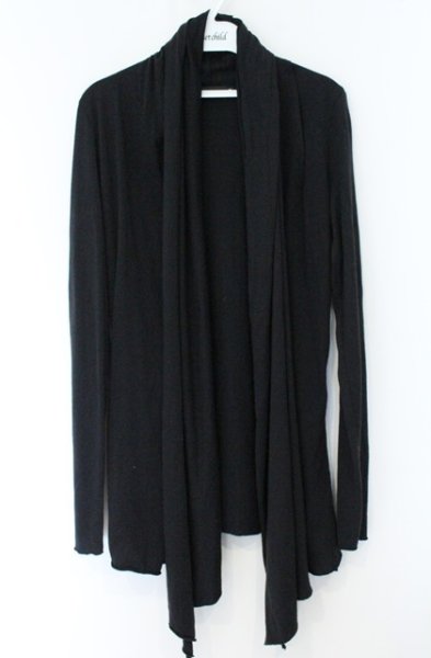 画像1: CIVARIZE / ショールカーディガン 44 ブラック O-26-10-14-067-CI-to-YM-OS (1)
