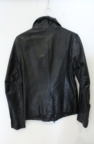 画像3: CIVARIZE / Preciousゴートレザーライダースジャケット 44 ブラック O-26-10-14-006-CI-ou-YM-OS (3)