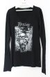 画像1: CIVARIZE / スカルプリントカットソー 44 ブラック O-26-10-14-073-CI-to-YM-OS (1)