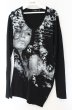 画像1: CIVARIZE / レディスカルプリントカットソー 44 ブラック O-26-10-14-075-CI-to-YM-OS (1)