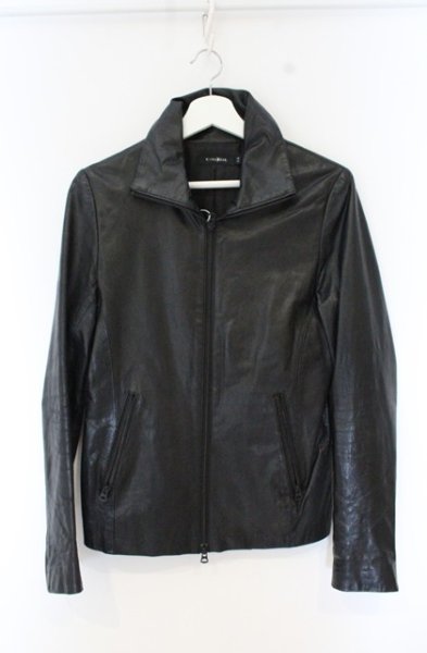 画像1: CIVARIZE / Preciousゴートレザーライダースジャケット 44 ブラック O-26-10-14-007-CI-ou-YM-OS (1)