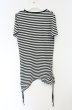 画像2: CIVARIZE / Determine サイドギャザーアイズTシャツ 44 ブラックｘホワイト O-26-10-14-080-CI-ts-YM-OS (2)