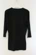 画像2: CIVARIZE / 56784003280 六分袖カットソー 44 ブラック O-26-10-14-081-CI-to-YM-OS (2)