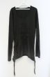 画像1: CIVARIZE / グラデーションシャーリングカットソー 44 ブラック O-26-10-14-090-CI-to-YM-OS (1)