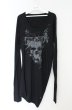 画像1: CIVARIZE / Overtime ロングカットソー 44 ブラック O-26-10-14-091-CI-to-YM-OS (1)