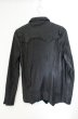 画像4: CIVARIZE / パッチワークレザースカルボタンカットオフウエスタンシャツ 44 ブラック O-26-10-14-008-CI-sh-YM-OS (4)