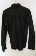 画像3: CIVARIZE / ゴートスキンスカルボタンカットオフウエスタンシャツ 46 ブラック O-26-10-14-010-CI-sh-YM-OS (3)