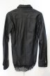 画像3: CIVARIZE / Allureガーゼレイヤードラムレザーシャツ 46 ブラック O-26-10-14-015-CI-sh-YM-OS (3)