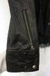 画像4: CIVARIZE / Allureガーゼレイヤードラムレザーシャツ 46 ブラック O-26-10-14-015-CI-sh-YM-OS (4)