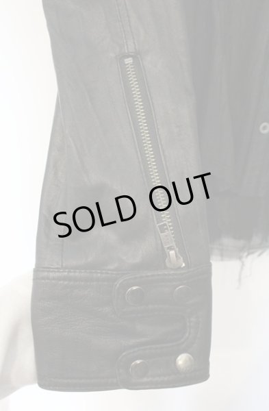 画像4: CIVARIZE / Allureガーゼレイヤードラムレザーシャツ 46 ブラック O-26-10-14-015-CI-sh-YM-OS (4)