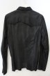 画像3: CIVARIZE / ゴートスキンスカルボタンカットオフウエスタンシャツ 46 ブラック O-26-10-14-016-CI-sh-YM-OS (3)