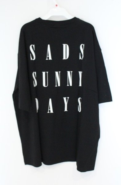 画像2: SADS / SUNNY DAYS BIG Tシャツ XL ブラック O-26-10-16-028-SA-ts-YM-OS (2)