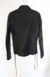 画像3: CIVARIZE / ゴートスキンレースアップウエスタンシャツ 44 ブラック O-26-10-16-003-CI-sh-YM-OS (3)