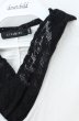 画像2: CIVARIZE / NO WAR レースレイヤードTシャツ 44 ホワイトｘブラック O-26-10-16-037-CI-to-YM-OS (2)