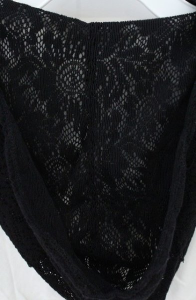 画像4: CIVARIZE / NO WAR レースレイヤードTシャツ 44 ホワイトｘブラック O-26-10-16-037-CI-to-YM-OS (4)