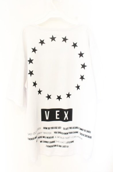 画像2: BLACK MORAL / VEX BIG Tシャツ  ホワイト O-26-10-16-017-BL-ts-YM-OS (2)