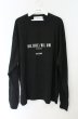 画像1: NIL DUE / NIL UN TOKYO / 8TH ANNIV LONG SLEEVE カットソー F ブラック O-26-10-16-019-NI-to-YM-OS (1)
