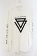 画像2: Moonage Devilment / GRAPHIC PRINT L/S T-shirt TYPE B カットソー 46 ホワイト O-26-10-16-020-Mo-to-YM-OS (2)
