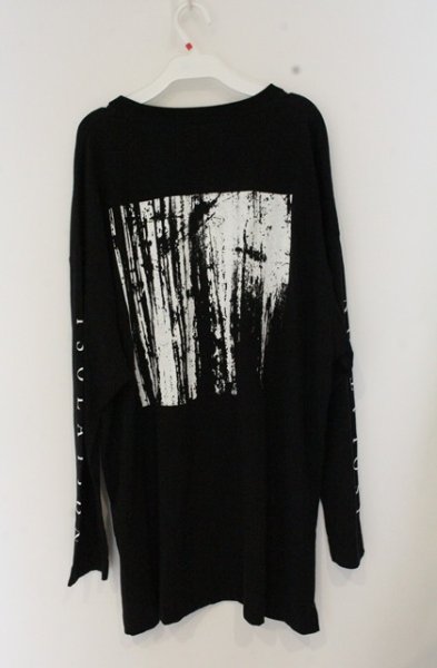 画像2: Moonage Devilment / Print L/S Over カットソー 44 ブラック O-26-10-16-021-Mo-to-YM-OS (2)