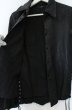 画像4: CIVARIZE / ゴートスキンレースアップウエスタンシャツ 44 ブラック O-26-10-16-002-CI-sh-YM-OS (4)