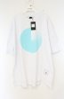 画像1: Moonage Devilment / F/PRINT OVER Tシャツ 46 ホワイトｘサックス O-26-10-16-026-Mo-ts-YM-OS (1)