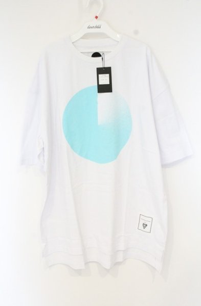 画像1: Moonage Devilment / F/PRINT OVER Tシャツ 46 ホワイトｘサックス O-26-10-16-026-Mo-ts-YM-OS (1)