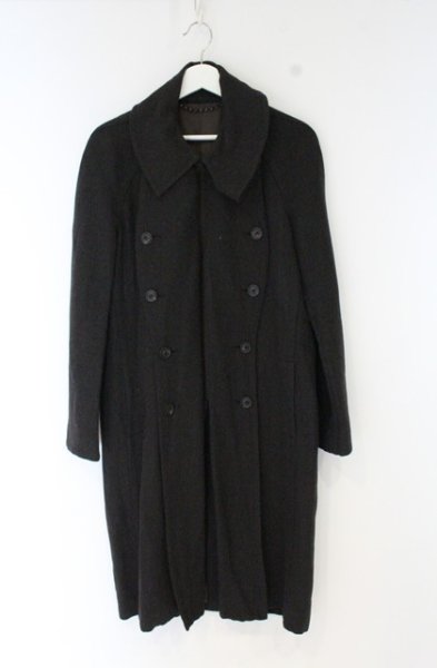 画像1: JULIUS / 05AW DISTORTED TWEED コート 1 ダークブラウン O-26-10-20-021-JU-ou-YM-OS (1)