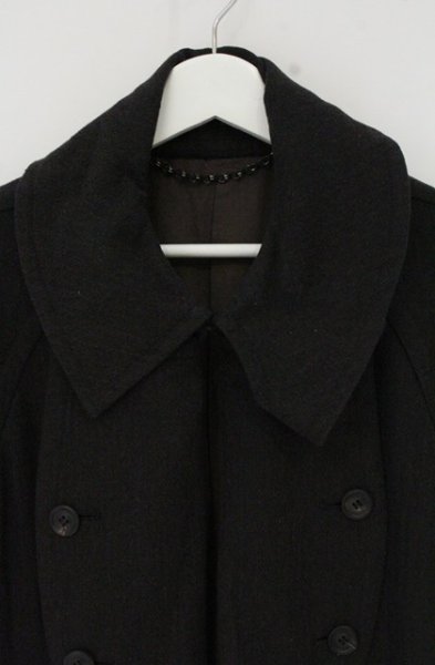 画像2: JULIUS / 05AW DISTORTED TWEED コート 1 ダークブラウン O-26-10-20-021-JU-ou-YM-OS (2)