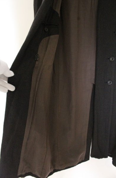 画像4: JULIUS / 05AW DISTORTED TWEED コート 1 ダークブラウン O-26-10-20-021-JU-ou-YM-OS (4)
