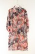 画像1: CIVARIZE / Disaster 6分袖ロングシフォンシャツ 46 レッド系マルチ O-26-10-20-028-CI-sh-YM-OS (1)