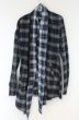画像1: CIVARIZE / コーティングチェックカーディガン 46 ブルー O-26-10-20-030-CI-to-YM-OS (1)
