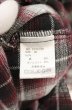 画像4: CIVARIZE / コーティングチェックカーディガン 46 レッド O-26-10-20-031-CI-to-YM-OS (4)