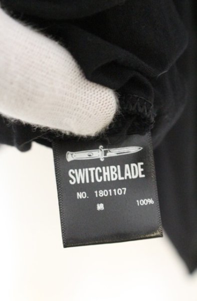 画像4: SWITCHBLADE / SWBLD LINE カットソー L ブラック O-26-10-20-035-SW-to-YM-OS (4)