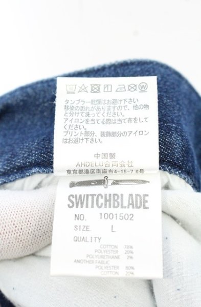 画像6: SWITCHBLADE / DENIM デニムパンツ L インディゴ O-26-10-20-039-SW-to-YM-OS (6)