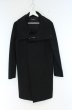 画像2: CIVARIZE / Usherメルトンハイカラーコート 46 ブラック O-26-10-20-006-CI-ou-YM-OS (2)