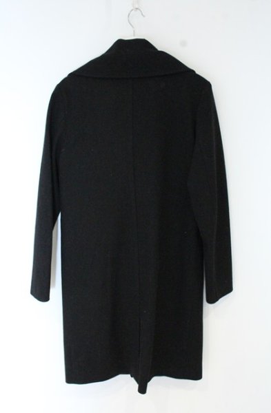 画像3: CIVARIZE / Usherメルトンハイカラーコート 46 ブラック O-26-10-20-006-CI-ou-YM-OS (3)