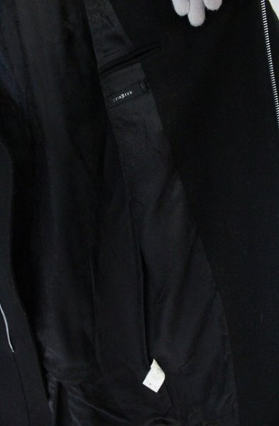 画像6: CIVARIZE / Usherメルトンハイカラーコート 46 ブラック O-26-10-20-006-CI-ou-YM-OS (6)