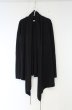 画像1: CIVARIZE / カットオフ2WAYショールカーディガン 44 ブラック O-26-10-20-012-CI-to-YM-OS (1)