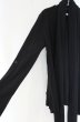 画像2: CIVARIZE / カットオフ2WAYショールカーディガン 44 ブラック O-26-10-20-012-CI-to-YM-OS (2)
