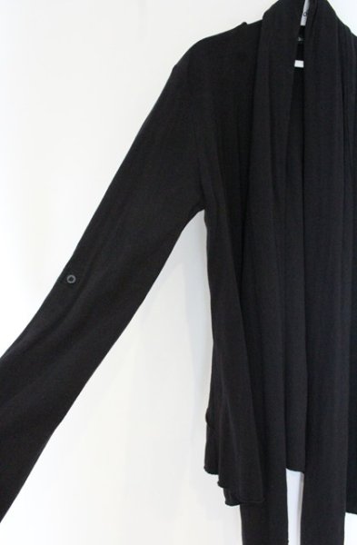 画像2: CIVARIZE / カットオフ2WAYショールカーディガン 44 ブラック O-26-10-20-012-CI-to-YM-OS (2)