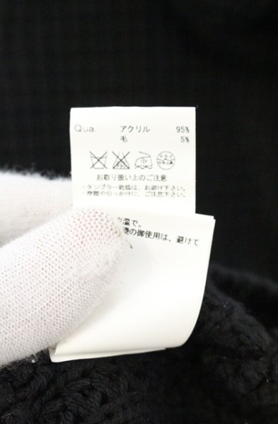 画像5: CIVARIZE / Reaperフード付きロングニットガウンカーディガン 46 ブラック O-26-10-20-014-CI-to-YM-OS (5)